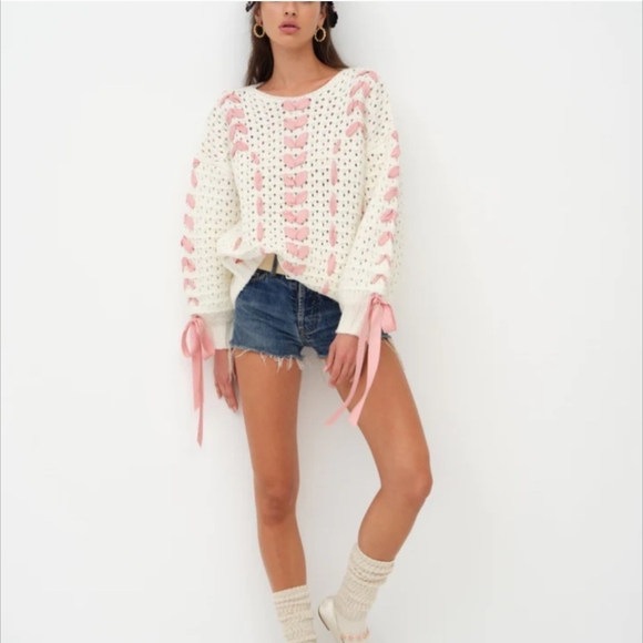 For Love and Lemons Laurel Oversized Sweater - Picture 6 of 10